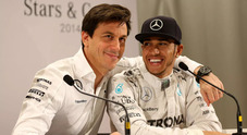 Wolff (Mercedes) sul contratto di Hamilton: «Negozieremo ma non vedo alcuna indicazione contraria»