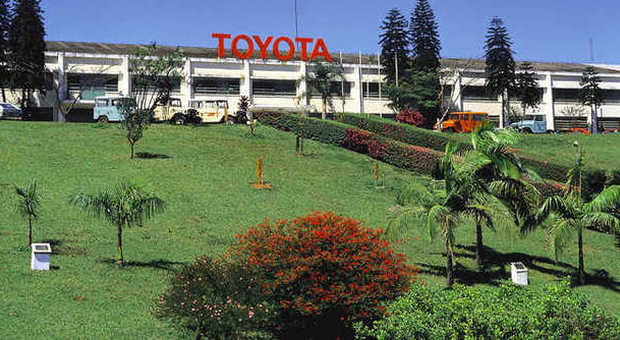 La sede della Toyota in Brasile, una delle pietre miliari dei 75 anni di storia