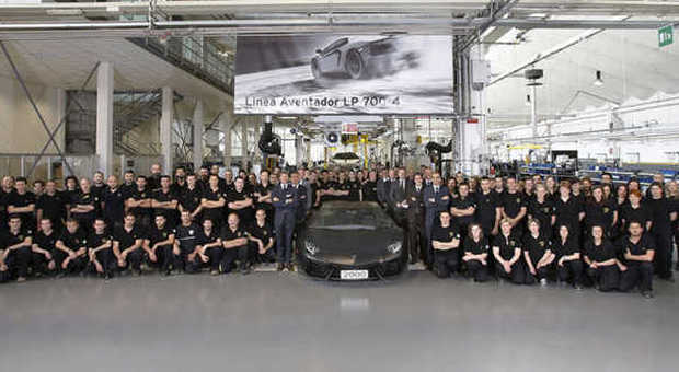 La Aventador nera numero duemila è stata acquistata da un cliente americano