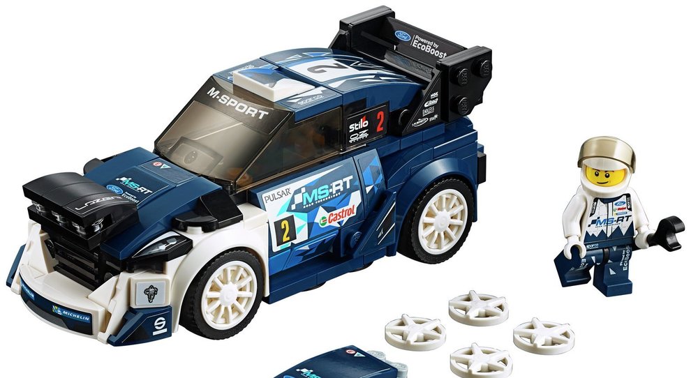 La Ford Fiesta WRC campione del mondo 2017 fatta coi mattoncini Lego