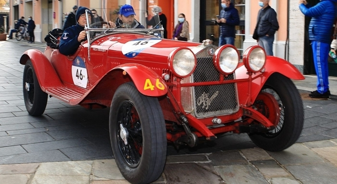Un'Alfa Romeo d'epoca