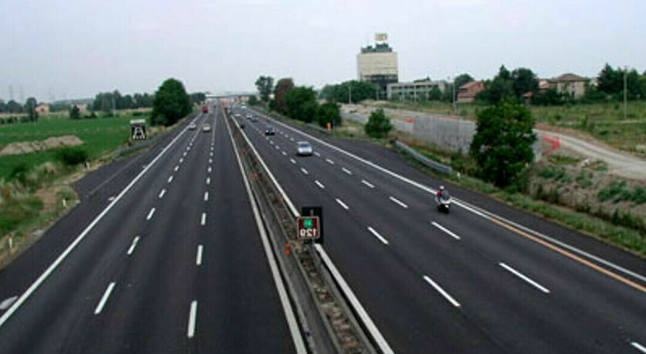 L'Autostrada A1 all'altezza di Firenze