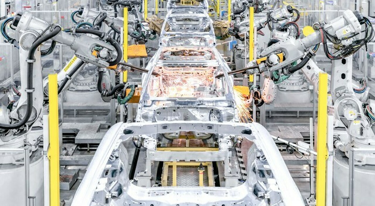 l impianto di produzione Volvo di Luqiao