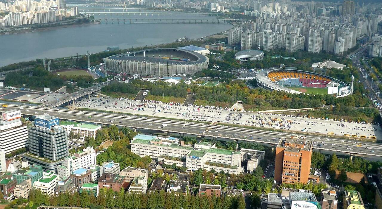 Una panoramica di una parte del tracciato di Seul