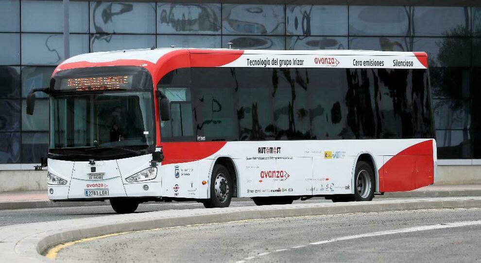 L'autobus senza conducente in servizio a Malaga