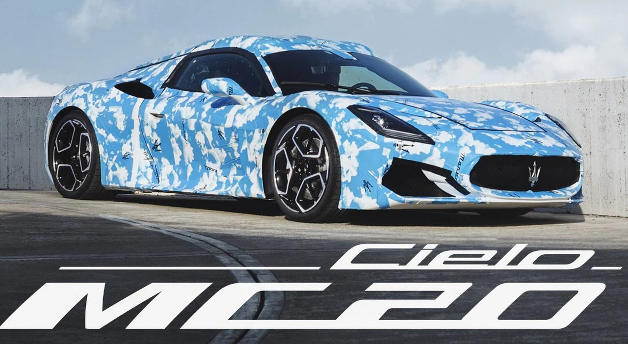 Maserati, si chiamerà MC20 Cielo la nuova spyder del Tridente