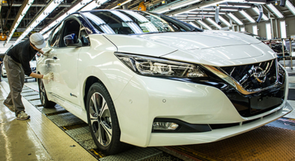 Uno stabilimento produttivo Nissan in Giappone