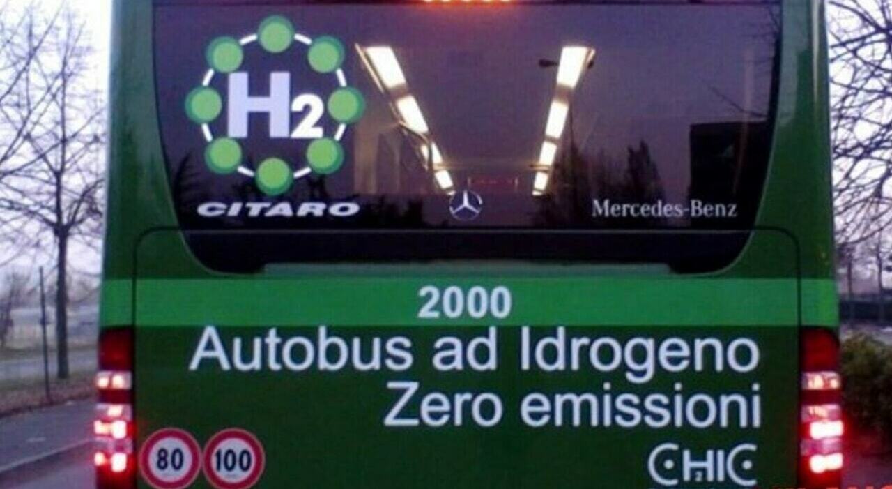 Un autobus a idrogeno