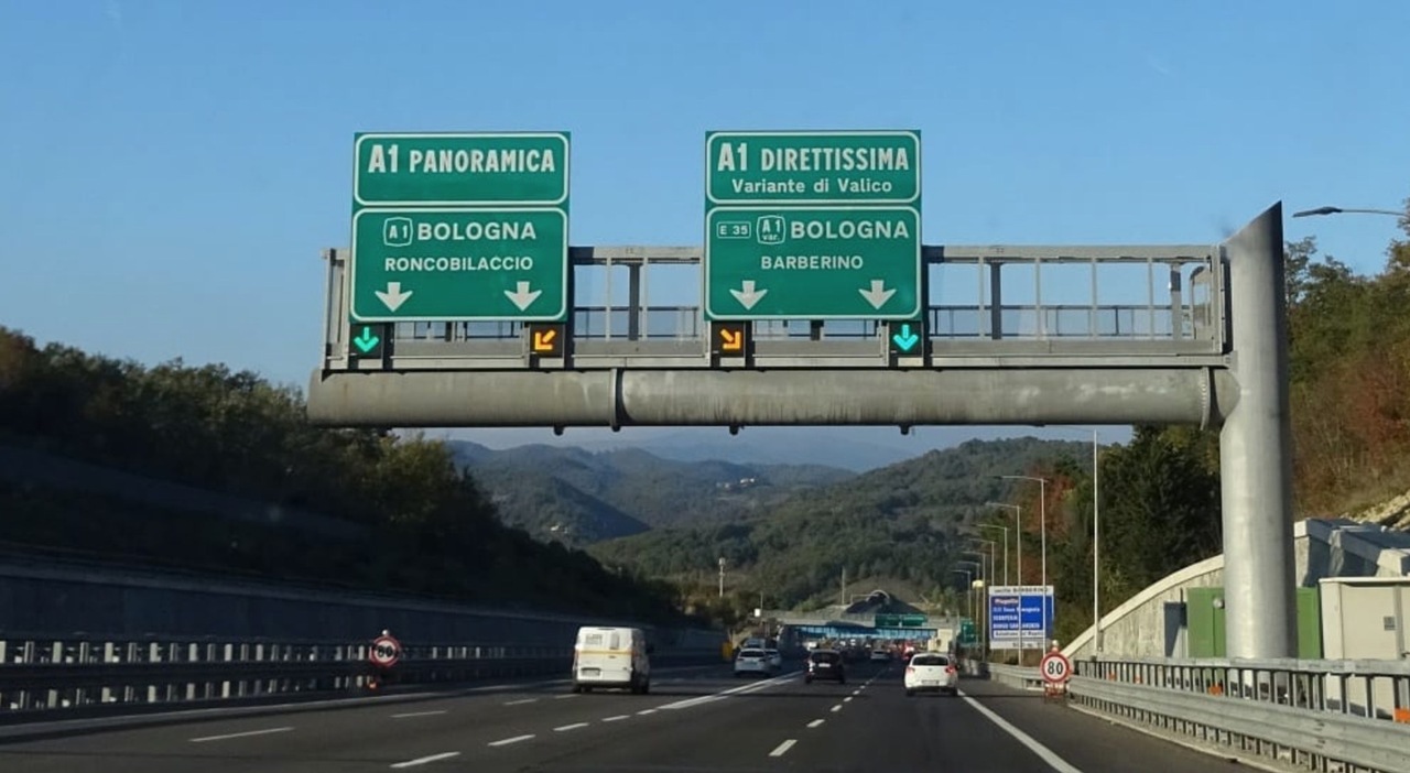 Uno dei tratti autostradali più famosi d'Italia
