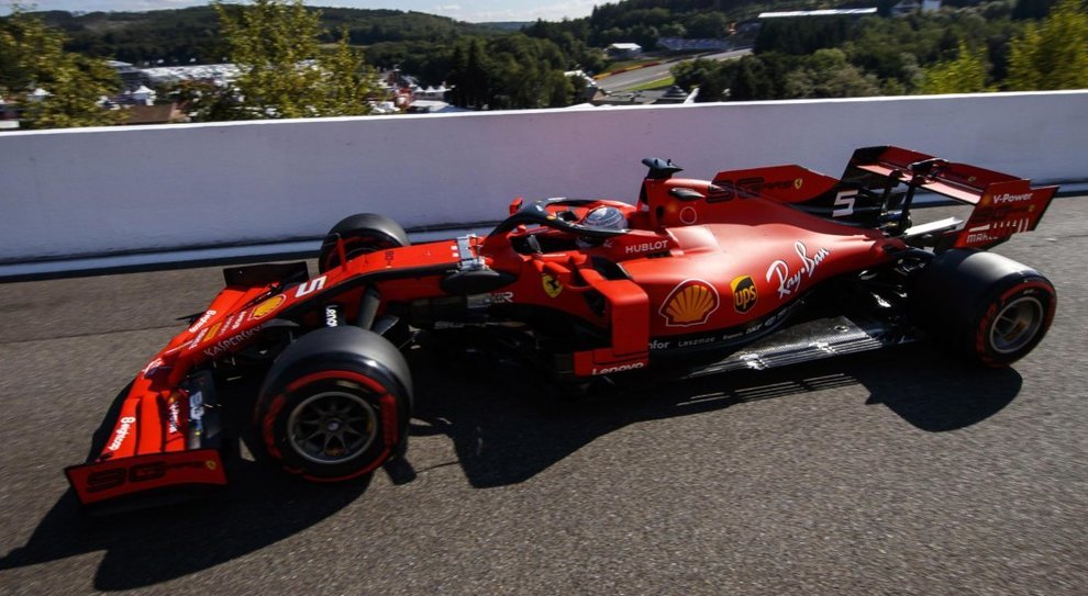 La Ferrari di Vettel