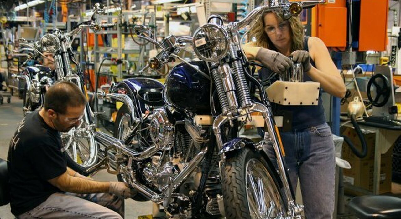 Una fabbrica di moto