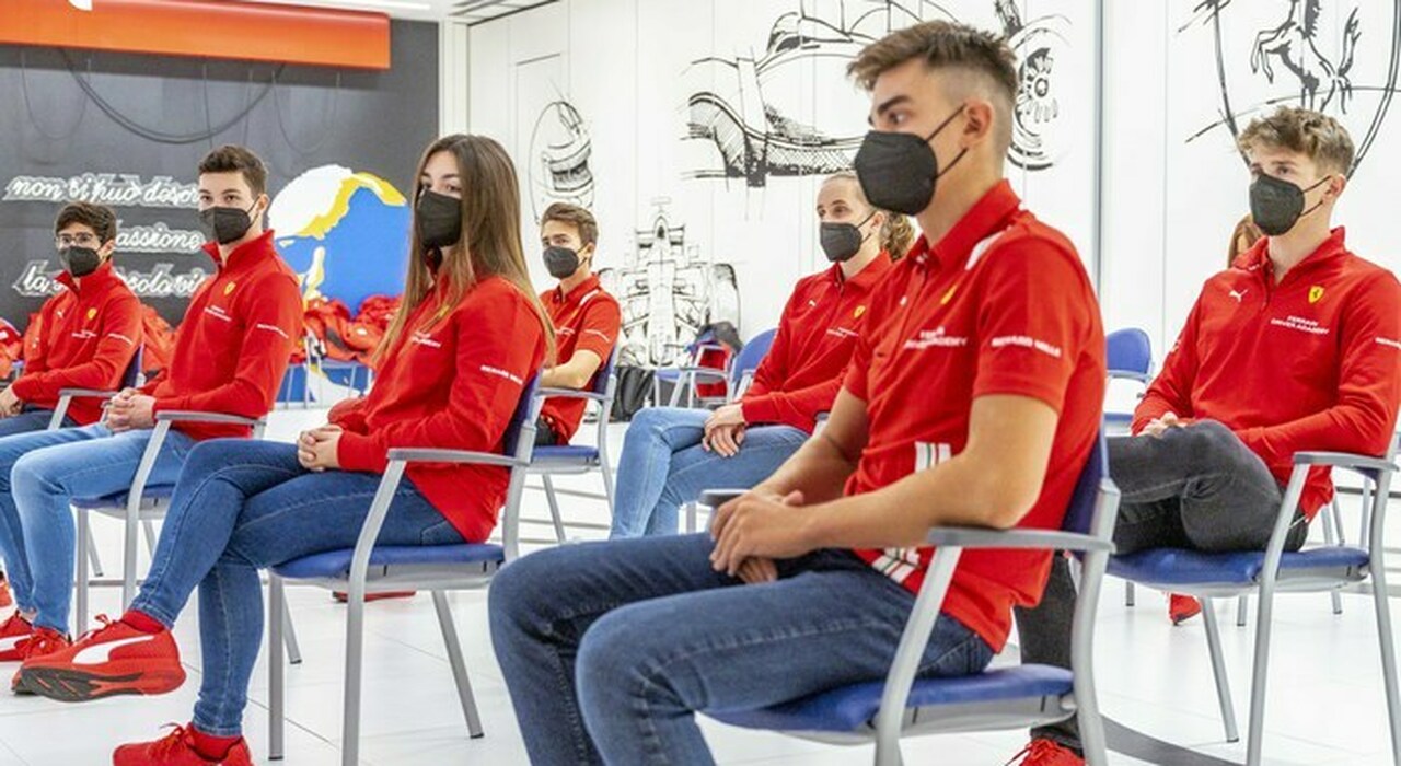 I giovani piloti della Ferrari Driver Academy