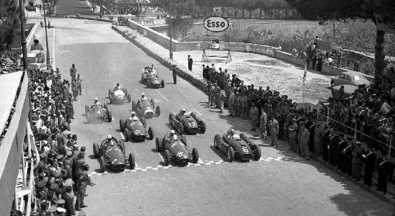 Una foto storica del GP di Napoli a Posillipo