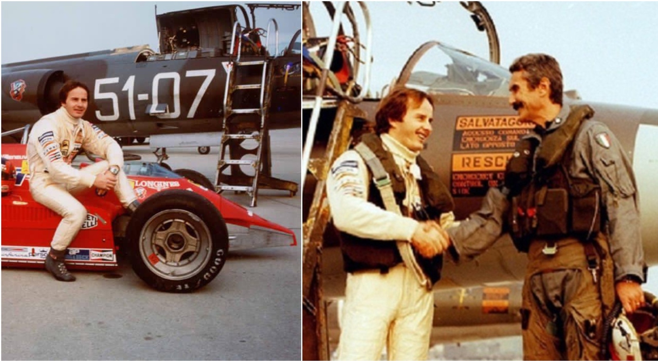 Addio al colonnello pilota Gianfranco Bono: con l'F104 sfidò la Ferrari di Gilles Villeneuve. Chi vinse. Video