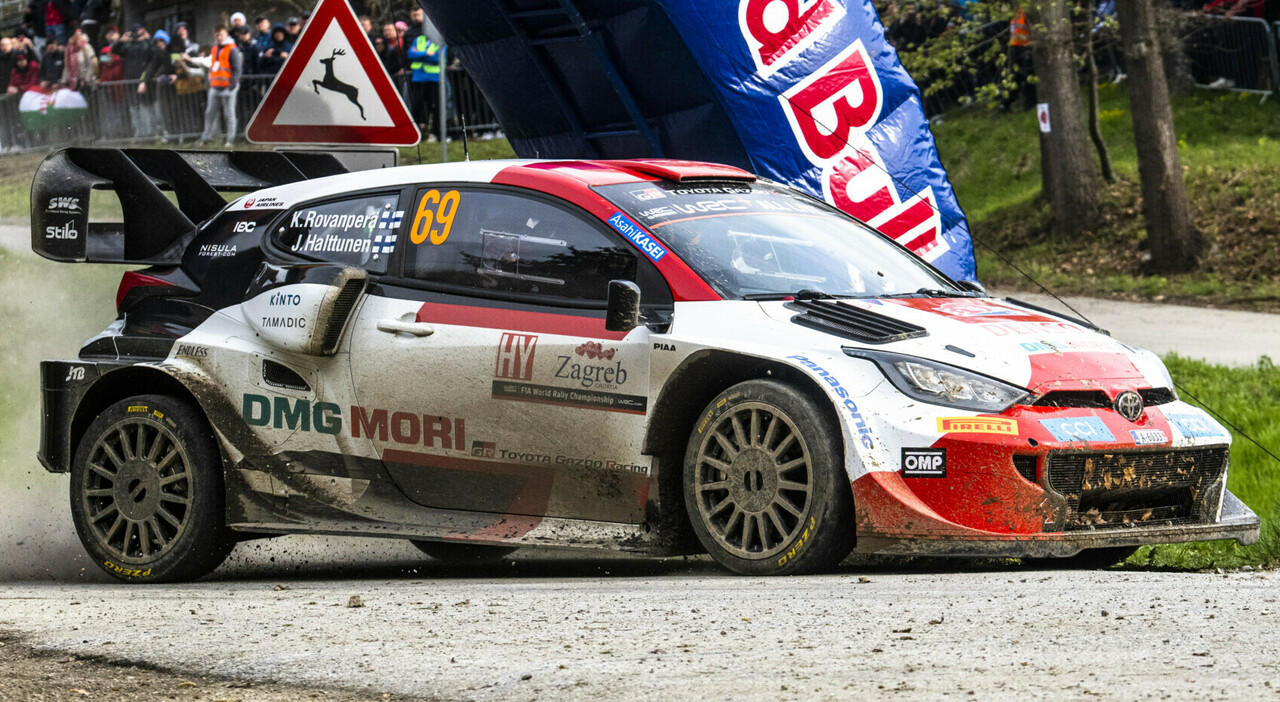 La Toyota Yaris di Kalle Rovanpera è il binomio da battere nel WRC 2023