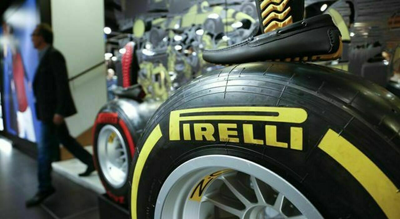 Un pneumatico da F1 di Pirelli