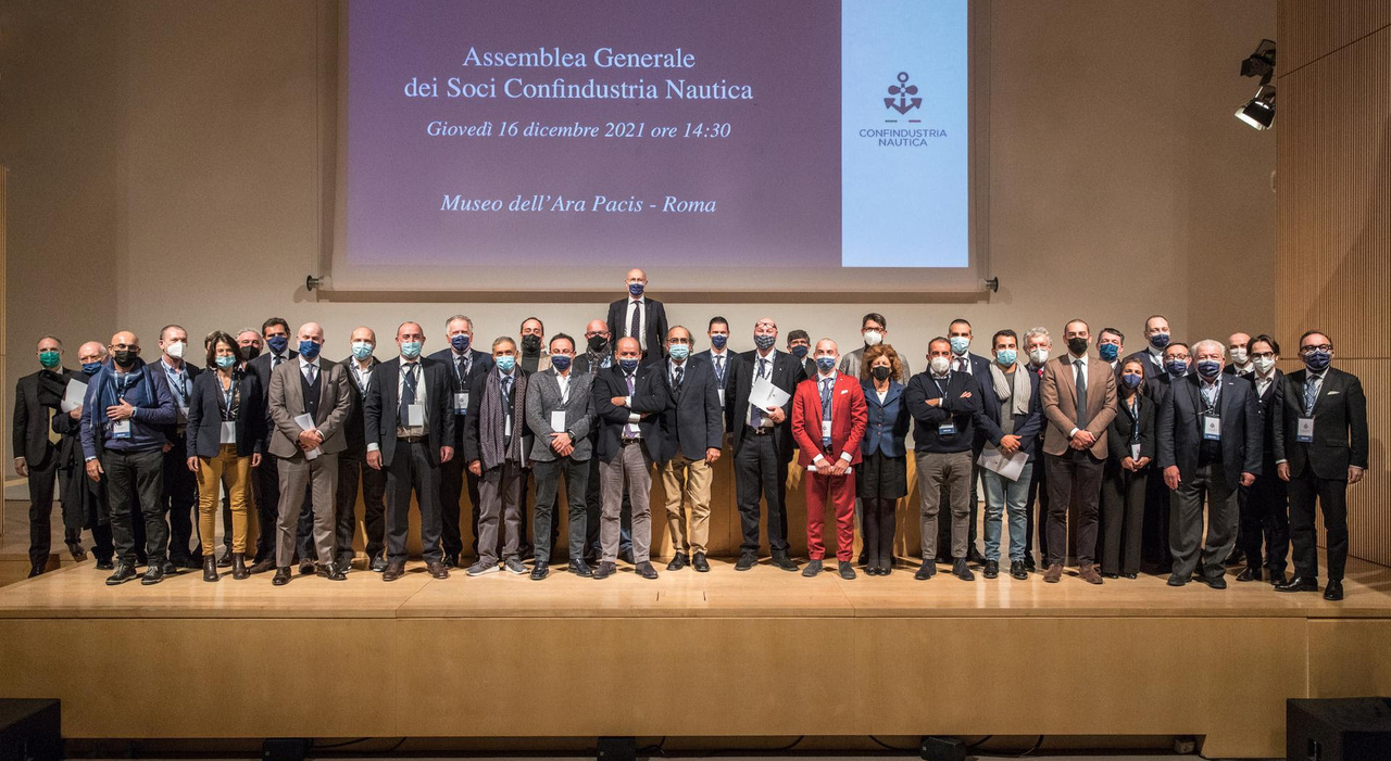 L assemblea generale di Confindustria Nautica, svoltasi a Roma, nella sede del Museo dell Ara Pacis