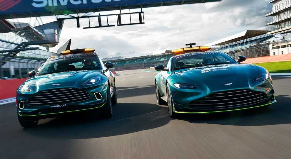 Vantage e DBX di Aston Martin per safety e medical car