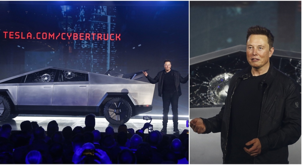 Elon Musk presenta la nuova Tesla, ma spacca il finestrino in diretta: imbarazzo sul palco