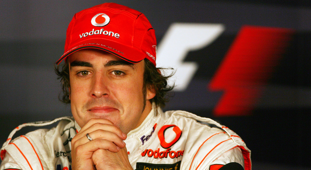 Nella foto, Fernando Alonso nel 2007