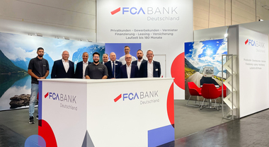 Un istituto di credito al Caravan Salon di Düsseldorf, la "prima volta" di Fca Bank alla fiera tedesca