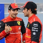 Leclerc e Sainz increduli: «La Ferrari, in gara, con le gomme dure proprio non va»