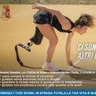 Sicurezza stradale, al via nuova campagna Aspi-Polizia. Testimonial l’atleta paralimpica Sabatini: «Ci sono limiti da rispettare»