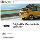 Ford Italia, premier magasin eBay ouvert.  Les clients pourront acheter des accessoires et les recevoir chez eux